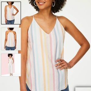 LOFT Outlet Striped V Neck Cami
